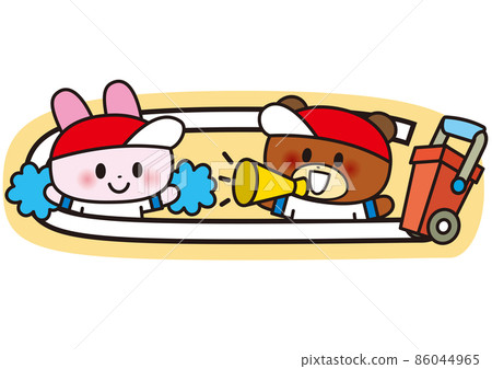 Children's frame to support a fun athletic meet athletic festival Children's frame to support a fun athletic meet athletic festival 86044965