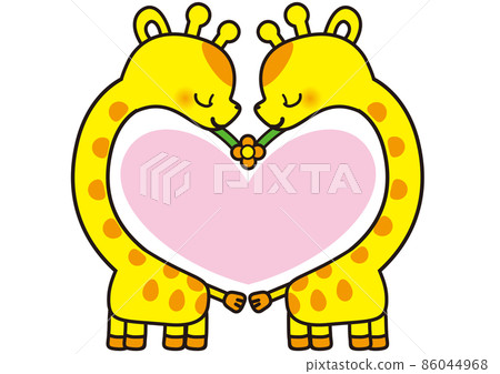 溫柔可愛的長頸鹿,用心相愛 溫柔可愛的長頸鹿,用心相愛 86044968