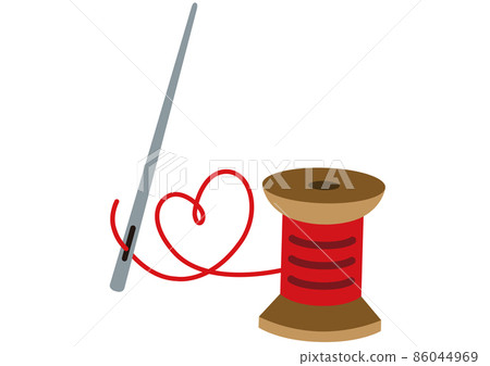 用可愛的心線和針做溫暖的衣服 86044969