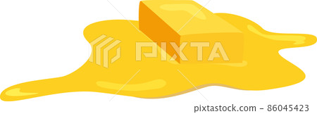 Melting butter 86045423