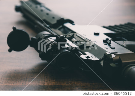 Assault rifle equipped with a datsite Assault rifle equipped with a datsite 86045512