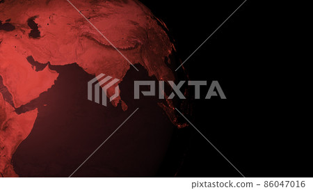 Red earth red space 3D CG background wallpaper Red earth red space 3D CG background wallpaper 86047016