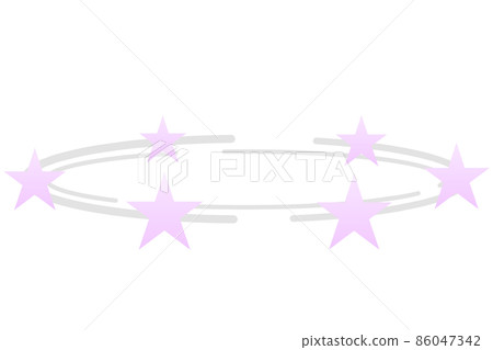 Confused pink star effect Confused pink star effect 86047342
