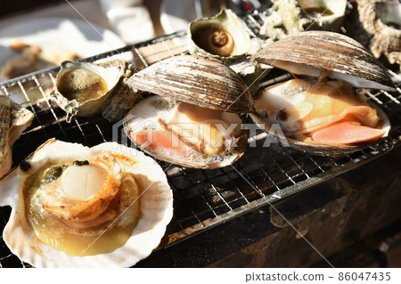 Seafood barbecue 86047435