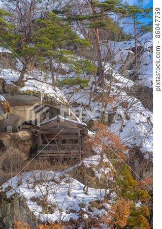 Yamagata's Womb Hall Winter Snowscape (Yamagata City, Yamagata Prefecture) 86047759