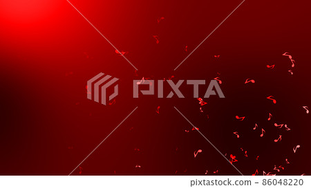 Musical note gradation color rhythm CG background wallpaper 86048220