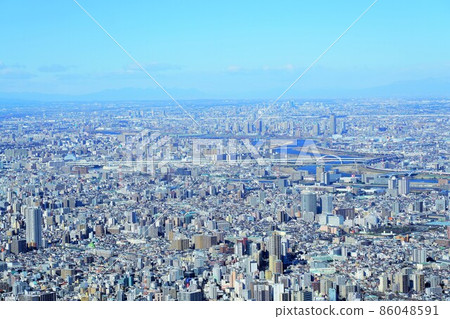 View from Tokyo Sky Tree (New Year's Day 2022) 86048591