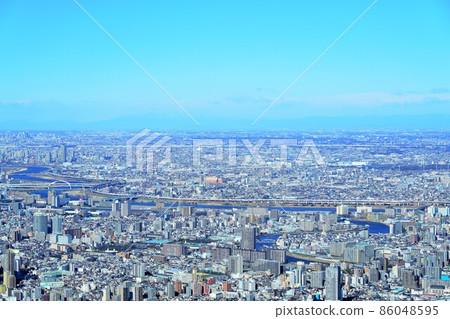 View from Tokyo Sky Tree (New Year's Day 2022) 86048595