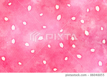 背景材質_水彩紋理_粉紅色 86048855