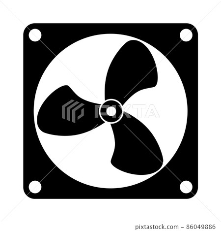 Cooler cooling system and air ventilation fan blowing and ventilation 86049886