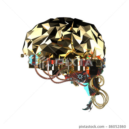 electronic brain with connection line electronic brain with connection line 86052860