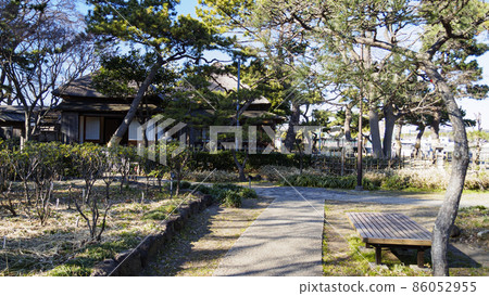 神奈川縣橫濱市金澤區野島公園伊藤博文別邸的冬天 神奈川縣橫濱市金澤區野島公園伊藤博文別邸的冬天 86052955