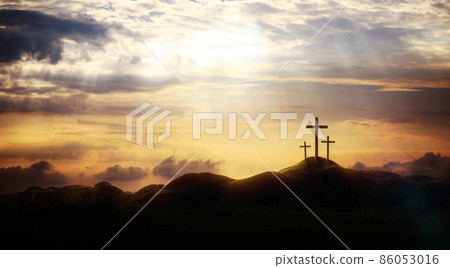 Light and Cloud on Golgotha Hill The Death and Resurrection of Jesus Christ and the Holy Cross 86053016