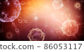 Epidemic Coronavirus Gene Concept 3D Graphics 86053117