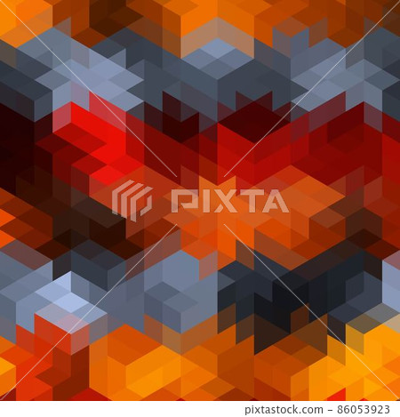 bright colorful geometric image. Cube - Vektorgrafik. eps 10 bright colorful geometric image. Cube - Vektorgrafik. eps 10 86053923