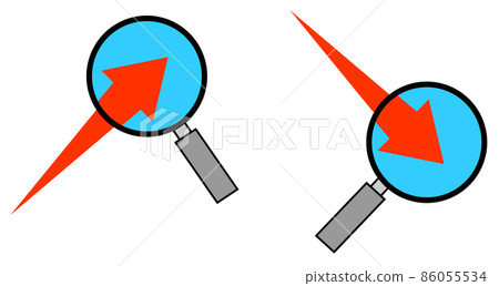 Investigate the cause by enlarging the tip of the arrow representing the data with a loupe Investigate the cause by enlarging the tip of the arrow representing the data with a loupe 86055534