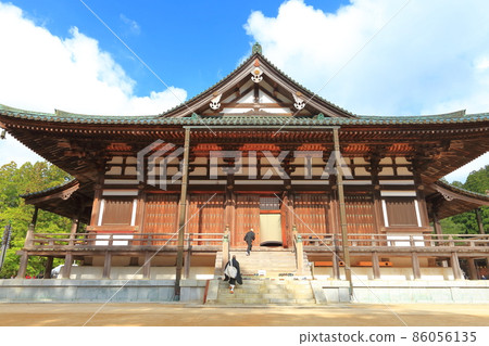 [和歌山縣] 晴天下高野山上的近藤 86056135