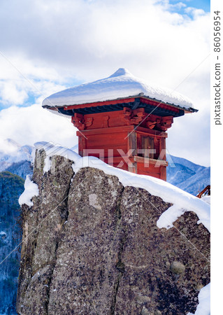 Sutra Collection of Yamagata Temple Winter Snowscape (Yamagata City, Yamagata Prefecture) Sutra Collection of Yamagata Temple Winter Snowscape (Yamagata City, Yamagata Prefecture) 86056954