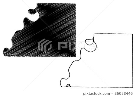Buchanan County, Missouri (U.S. county, United States of America, USA, U.S., US) map vector illustration, scribble sketch Buchanan map Buchanan County, Missouri (U.S. county, United States of America, USA, U.S., US) map vector illustration, scribble sketch Buchanan map 86058446
