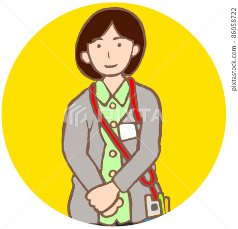 Mental health worker icon Mental health worker icon 86058722
