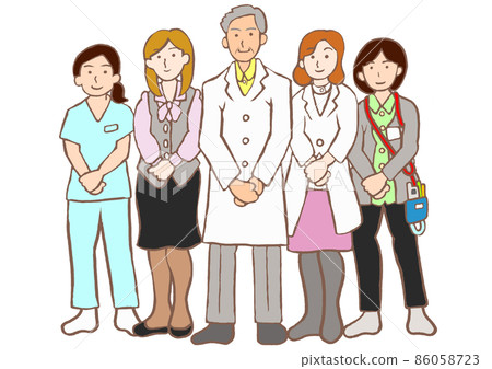 Mental clinic doctors, nurses, clinical psychologists, mental health workers, clerical staff Mental clinic doctors, nurses, clinical psychologists, mental health workers, clerical staff 86058723