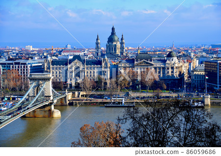 Panorama from Budapest Castle Hill 86059686