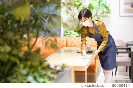 Image of restaurant infection prevention measures Photographing cooperation: WEEK Shibadaimon (Sun Frontier Fudousan) Image of restaurant infection prevention measures Photographing cooperation: WEEK Shibadaimon (Sun Frontier Fudousan) 86060414