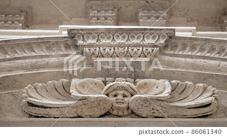 Angel, Church of the Most Holy Name of Mary (Chiesa del Santissimo Nome di Maria al Foro Traiano) at the Trajan Forum in Rome, Italy Angel, Church of the Most Holy Name of Mary (Chiesa del Santissimo Nome di Maria al Foro Traiano) at the Trajan Forum in Rome, Italy 86061340