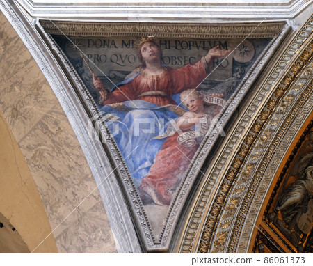 Esther by Raffaele Vanni in the Church of Santa Maria del Popolo, Rome, Italy Esther by Raffaele Vanni in the Church of Santa Maria del Popolo, Rome, Italy 86061373