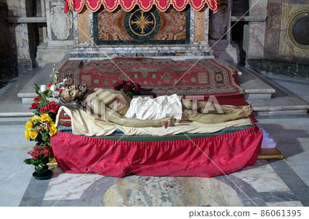 Body of Christ in the Church San Giacomo in Augusta in Rome, Italy Body of Christ in the Church San Giacomo in Augusta in Rome, Italy 86061395