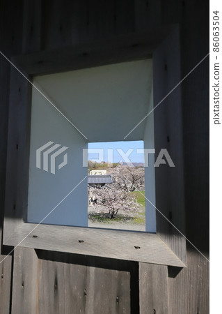 北海道松前春天松前城 北海道松前春天松前城 86063504