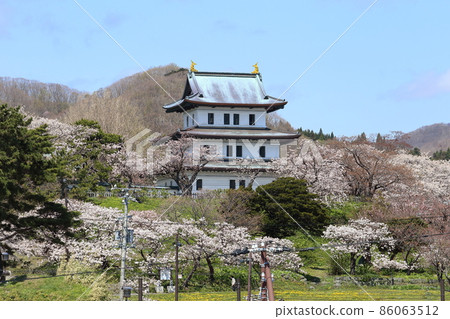 北海道松前春天松前城 86063512