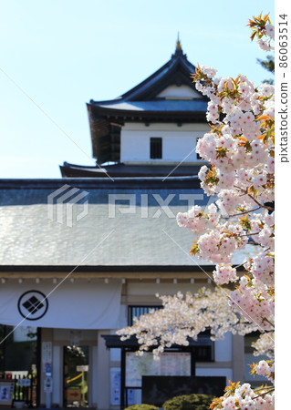 Hokkaido Matsumae Spring Matsumae Castle Hokkaido Matsumae Spring Matsumae Castle 86063514