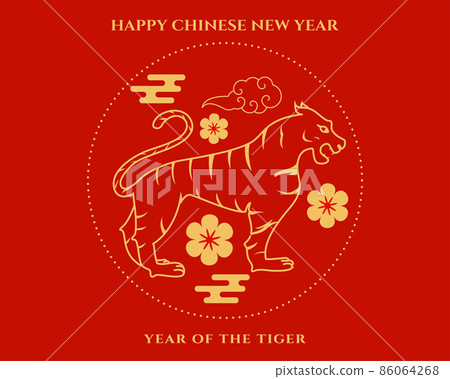 red chinese new year of the tiger background design red chinese new year of the tiger background design 86064268