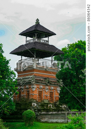 Traditional Balinese house of spirits, Bali Indonesia 86064342