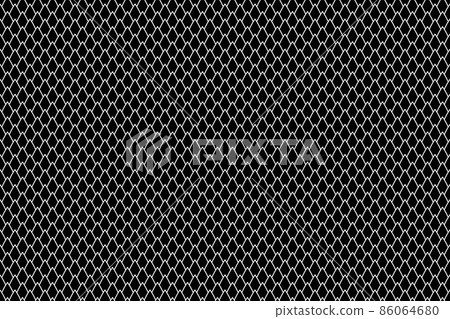 Dragon squama geometric black seamless background or roof texture 86064680