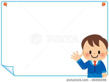 穿著全套通知框架的兒童和男孩 86066096