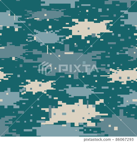 Camouflage pattern. Design element for poster, clothes decoration, card, banner. Vector illustration Camouflage pattern. Design element for poster, clothes decoration, card, banner. Vector illustration 86067293