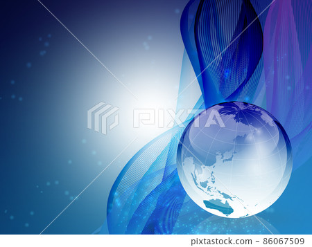 Waveform image background material 86067509