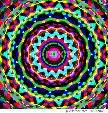 A beautiful multicolor abstract geometric kaleidoscope background A beautiful multicolor abstract geometric kaleidoscope background 86069629