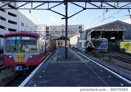 Scenery of Daiyuzan Station on the Izuhakone Railway in Minamiashigara City, Kanagawa Prefecture Scenery of Daiyuzan Station on the Izuhakone Railway in Minamiashigara City, Kanagawa Prefecture 86070968