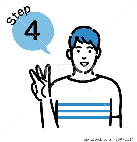 第 4 步 一個年輕人解釋這個過程 第 4 步 一個年輕人解釋這個過程 86072114