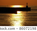 傍晚風光海 86072198
