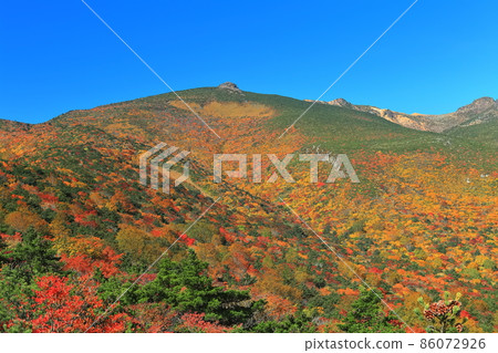 [Fukushima Prefecture] Mt. Adatara Mountain Range in Kinshu 86072926