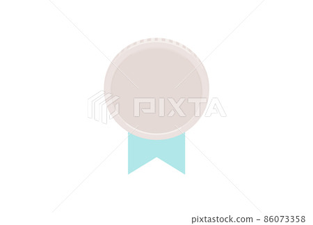 銀質勳章、徽章、勳章帶絲帶-簡單的絲帶硬幣材料 銀質勳章、徽章、勳章帶絲帶-簡單的絲帶硬幣材料 86073358