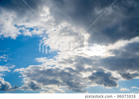 藍天天空背景背景材料 藍天天空背景背景材料 86073838