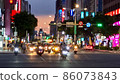 黃昏時分台北市區十字路口的Bike 1 86073843