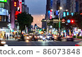 台北市市中心路口黃昏4 86073848
