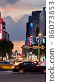 台北市市中心路口黃昏2 86073853