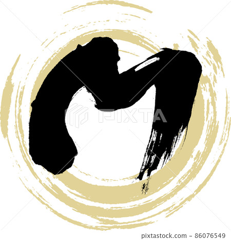 M (brush character, handwriting, drawn character) M (brush character, handwriting, drawn character) 86076549